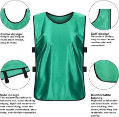 12 Pack Lightweight Mesh Training Scrimmage Vests