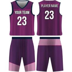 Custom Lines Basketball Jersey Personalized Reversible