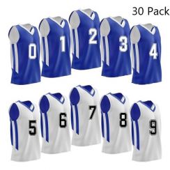 Reversible Basketball Jerseys Custom 30 Pack Blank Training Jerseys